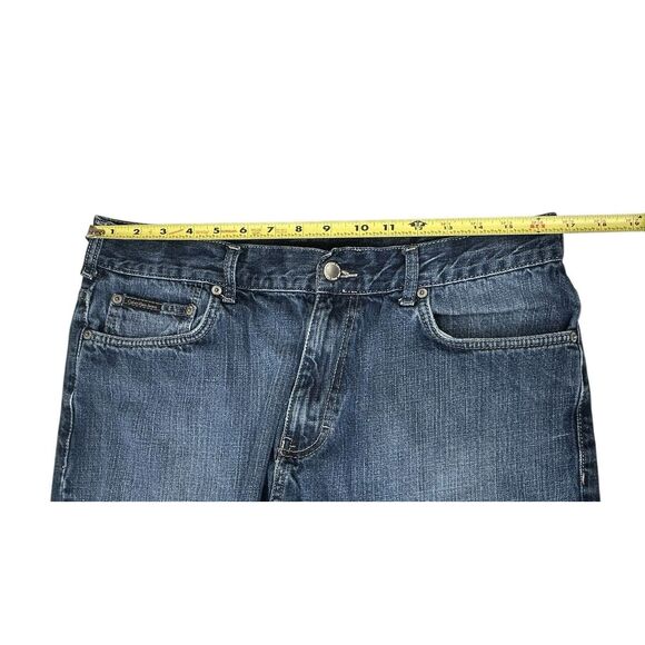 Calvin Klein Easy Fit Relaxed Straight Dark Wash Denim Jeans Men’s Size 36x30 - Picture 6 of 9